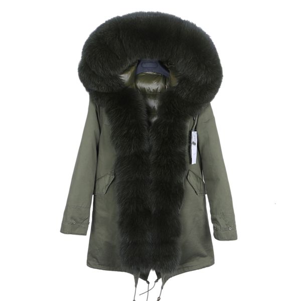 2021 new winter real natural leather jacket fox skin collar loose long parka fur coat detachable 5y1h, Black
2021 new winter real natural leather jacket fox skin collar loose long parka fur coat detachable 5y1h, Black