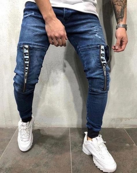 men's casual fashion pants drawstring pants jeans slim fit denim trousers ripped jeans black men skinny1, Blue
men's casual fashion pants drawstring pants jeans slim fit denim trousers ripped jeans black men skinny1, Blue
