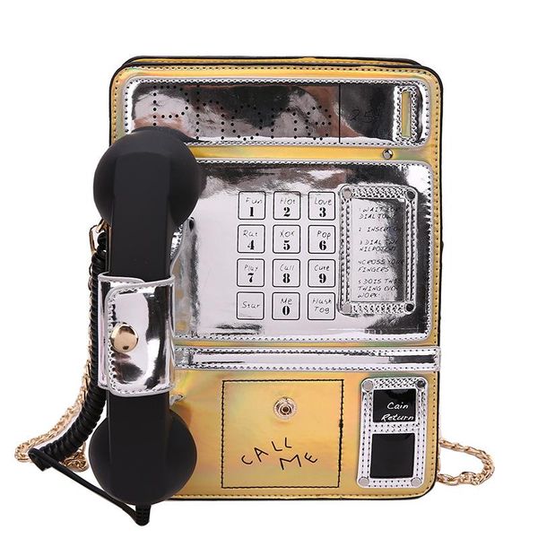 bee in personalized retro pu telephone styling bag women's bags party evening bag