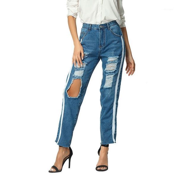 high waist jeans women 2020 spring summer streetwear hole ripped stretch boyfriend loose ribbon straight pants plus size1, Blue
high waist jeans women 2020 spring summer streetwear hole ripped stretch boyfriend loose ribbon straight pants plus size1, Blue