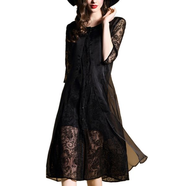 2021 new loose dressed in high-quality female silk elegant wine red women's clothes her-neck half sleeve dresses summer big fy522 ddgz, Black;gray
2021 new loose dressed in high-quality female silk elegant wine red women's clothes her-neck half sleeve dresses summer big fy522 ddgz, Black;gray
