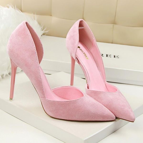 2020 summer women 10cm high heels genuine flock pumps lady escarpins elegant sweet yellow pink party shoes stiletto heel, Black
2020 summer women 10cm high heels genuine flock pumps lady escarpins elegant sweet yellow pink party shoes stiletto heel, Black