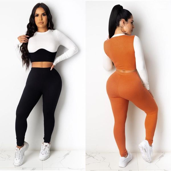 seamless yoga suit tracksuit for women color patchwork long sleeve crop pencil pants two piece set sports outdoor casual set1, White;red
seamless yoga suit tracksuit for women color patchwork long sleeve crop pencil pants two piece set sports outdoor casual set1, White;red