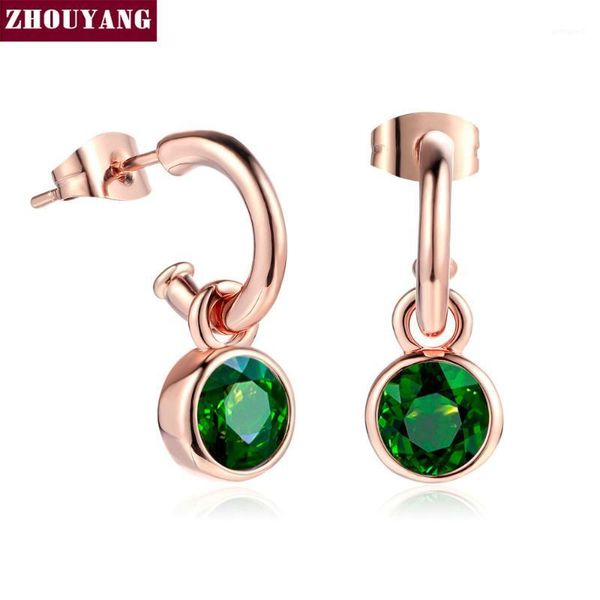 dangle & chandelier simple style green cystal rose gold color drop earrings for women mix colors wedding party jewelry zye207, Silver
dangle & chandelier simple style green cystal rose gold color drop earrings for women mix colors wedding party jewelry zye207, Silver