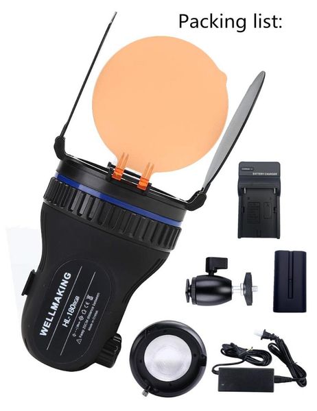 flash heads wellmaking hl-180rgb cob video light rgb full color led bi-color 3200k-5600k for camera camcorder youtube pography
flash heads wellmaking hl-180rgb cob video light rgb full color led bi-color 3200k-5600k for camera camcorder youtube pography