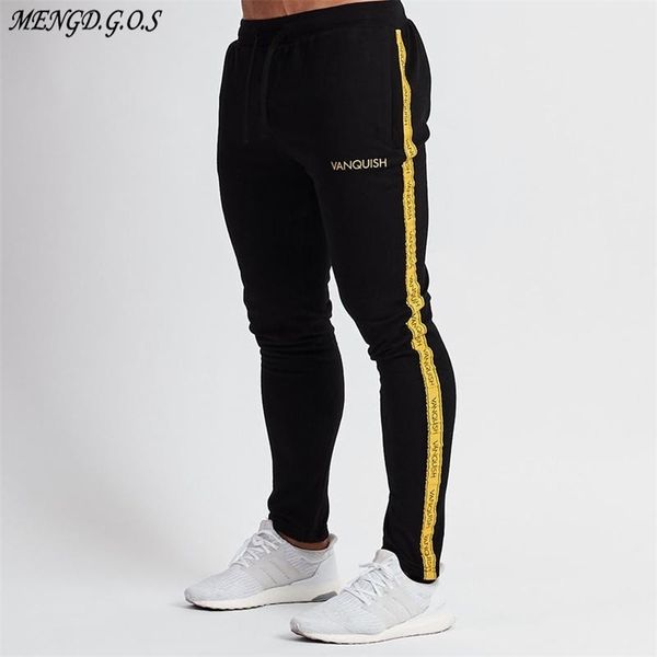 new fashion cotton trousers casual joggers streetwear clothing fitness sports brand men's pants 201128, Black
new fashion cotton trousers casual joggers streetwear clothing fitness sports brand men's pants 201128, Black