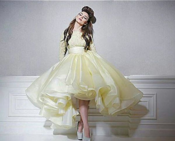 modern short light yellow ball gown prom dresses tea length ruffle lace long sleeves special occasion dress girls pageant gowns 2021 new, Black
modern short light yellow ball gown prom dresses tea length ruffle lace long sleeves special occasion dress girls pageant gowns 2021 new, Black
