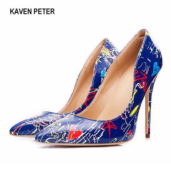 dress shoes women graffiti coorful pumps party wedding ladies prom pointed toe high heels big size 35-42, Black
dress shoes women graffiti coorful pumps party wedding ladies prom pointed toe high heels big size 35-42, Black