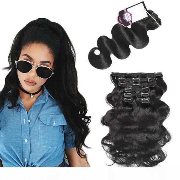 body wave human hair clip in extensions for women dark brown clip in hair extension black color hair 14-22 inch, Black;brown
body wave human hair clip in extensions for women dark brown clip in hair extension black color hair 14-22 inch, Black;brown