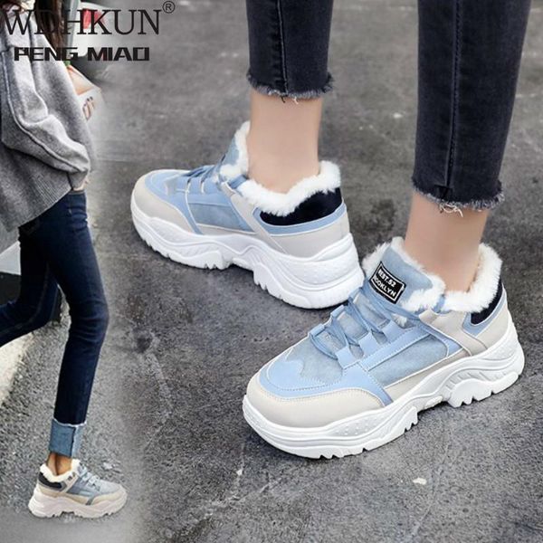 2020 new women's shoes winter women shoes warm fur plush lady casual lace up fashion sneakers zapatillas mujer platform, Black
2020 new women's shoes winter women shoes warm fur plush lady casual lace up fashion sneakers zapatillas mujer platform, Black