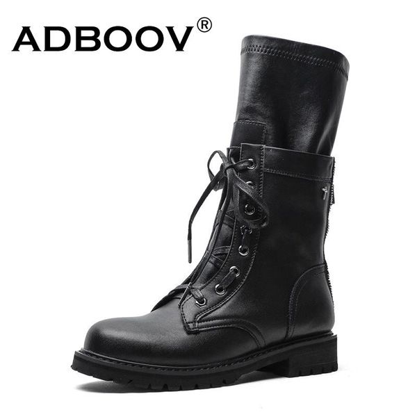 adboov середина теленок motocycle boots женщины круглый toe назад zip black boots bottines pour les femmes
adboov середина теленок motocycle boots женщины круглый toe назад zip black boots bottines pour les femmes