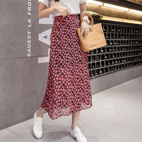 mozuleva 2020 spring summer high waist chiffon women midi skirts casual floral print female skirt maxi beach tutu skirt femme, Black
mozuleva 2020 spring summer high waist chiffon women midi skirts casual floral print female skirt maxi beach tutu skirt femme, Black