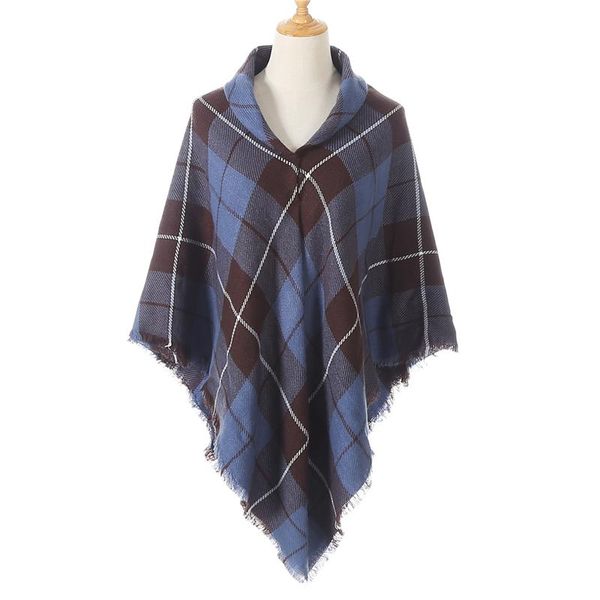 scarves winter square cashmere scarf women warm knitted shawls fashion plaid wraps bandana lady blanket bufanda poncho, Blue;gray
scarves winter square cashmere scarf women warm knitted shawls fashion plaid wraps bandana lady blanket bufanda poncho, Blue;gray