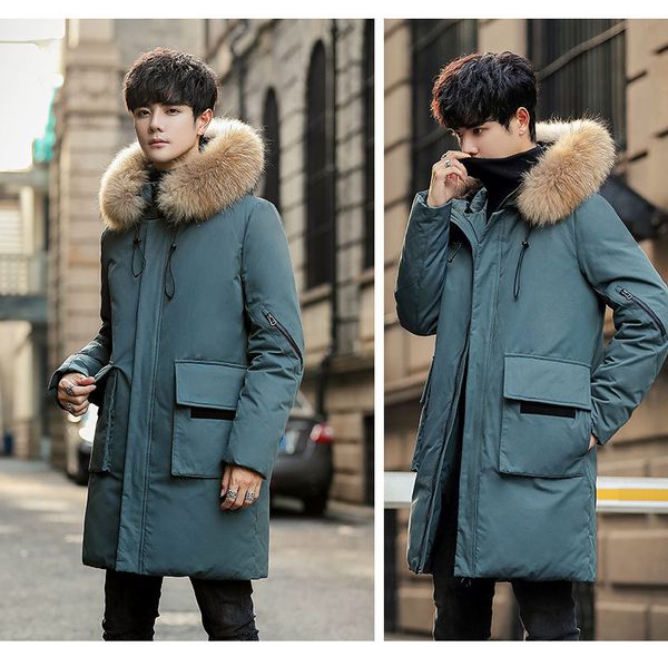 mens long down jacket racoon collar thick coat white duck down parkas hoodies warm winter clothes thick outwear windbreaker big size 2020, Black
mens long down jacket racoon collar thick coat white duck down parkas hoodies warm winter clothes thick outwear windbreaker big size 2020, Black