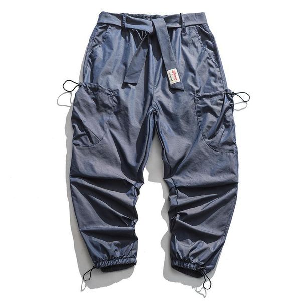 men's pants ribbons multi pocket cargo men harajuku casual track trouser hip hop streetwear 2021 autumn joggers, Black
men's pants ribbons multi pocket cargo men harajuku casual track trouser hip hop streetwear 2021 autumn joggers, Black
