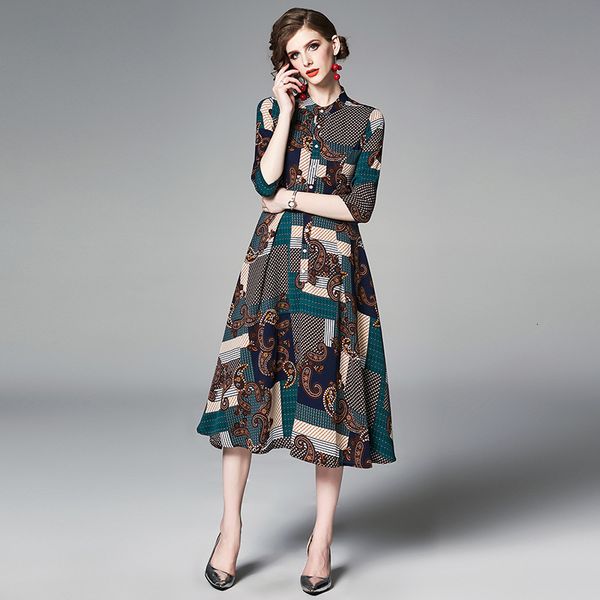 2021 new banulin spring fall runway vintage geometric print long sleeve empire waist women lady party casual a-line midi mn2p, Black;gray
2021 new banulin spring fall runway vintage geometric print long sleeve empire waist women lady party casual a-line midi mn2p, Black;gray