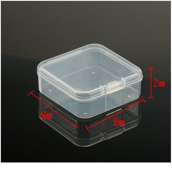 5.5x5.5x2.1cm square plastic storage box jewelry container transparent square box case container for jewelry beads jllldd, Black;white
5.5x5.5x2.1cm square plastic storage box jewelry container transparent square box case container for jewelry beads jllldd, Black;white