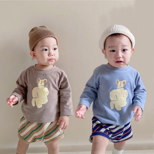 2021 spring new infant newborn girls boys bear clothes sets long sleeve t shirt + stripe shorts 2pcs baby girl outfits 5mgc, White
2021 spring new infant newborn girls boys bear clothes sets long sleeve t shirt + stripe shorts 2pcs baby girl outfits 5mgc, White