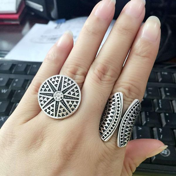 yumfeel new bohemia vintage unique design tibetan antique silver plated ring set 2pcs/set boho jewelry rings beach jewelry, Golden;silver
yumfeel new bohemia vintage unique design tibetan antique silver plated ring set 2pcs/set boho jewelry rings beach jewelry, Golden;silver