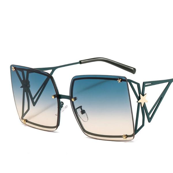 sunglasses 2021 design big frame oversized women men luxury star brand trendy sun glasses large square gradient shades, White;black
sunglasses 2021 design big frame oversized women men luxury star brand trendy sun glasses large square gradient shades, White;black
