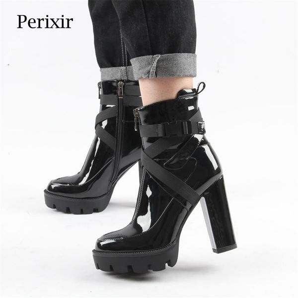 perixir platform ankle boots women 12cm thick heels ladies round toe high heels boots black white 2020 autumn/winter shoes 1026
perixir platform ankle boots women 12cm thick heels ladies round toe high heels boots black white 2020 autumn/winter shoes 1026