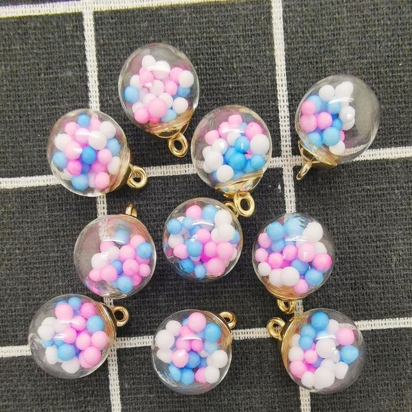 new diy 10pcs 16mm mini glass bottles with color ball pendant ornaments jewelry making jllxwm, Black
new diy 10pcs 16mm mini glass bottles with color ball pendant ornaments jewelry making jllxwm, Black