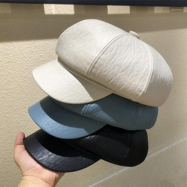 pu leather octagonal hats for women autumn winter retro beret hats casual newsboy hat girl female artist caps wholesale1, Blue;gray
pu leather octagonal hats for women autumn winter retro beret hats casual newsboy hat girl female artist caps wholesale1, Blue;gray