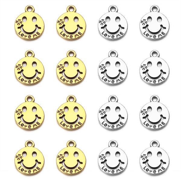 antique silver smiling face alloy charms pendant fit necklace bracelet earrings diy pendants for jewelry making 50pcs 13.5x11mm, Bronze;silver
antique silver smiling face alloy charms pendant fit necklace bracelet earrings diy pendants for jewelry making 50pcs 13.5x11mm, Bronze;silver