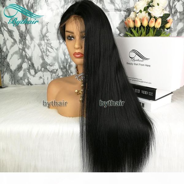 bythair lace front human hair wigs for black women brazilian silky straight full lace wig with baby hairs, Black;brown
bythair lace front human hair wigs for black women brazilian silky straight full lace wig with baby hairs, Black;brown