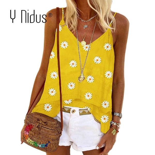 women's blouses & shirts women summer daisy floral print 2022 boho v-neck strappy shirt loose casual sleeveless plus size beach blouse, White
women's blouses & shirts women summer daisy floral print 2022 boho v-neck strappy shirt loose casual sleeveless plus size beach blouse, White