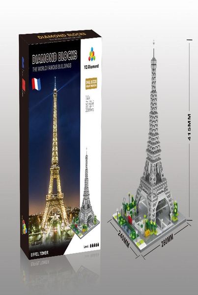 всемирно известный современная архитектура пейзажи micro алмазный building block эйфелева башня париж франция рик модель игрушка yxlrjd ly_b
всемирно известный современная архитектура пейзажи micro алмазный building block эйфелева башня париж франция рик модель игрушка yxlrjd ly_b