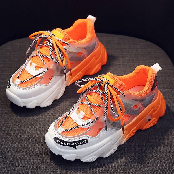 woman chunky sneakers mesh casual shoes for women vulcanized shoes platform breathable basket female fashion sneakers 2020 new 1020, Black;white
woman chunky sneakers mesh casual shoes for women vulcanized shoes platform breathable basket female fashion sneakers 2020 new 1020, Black;white