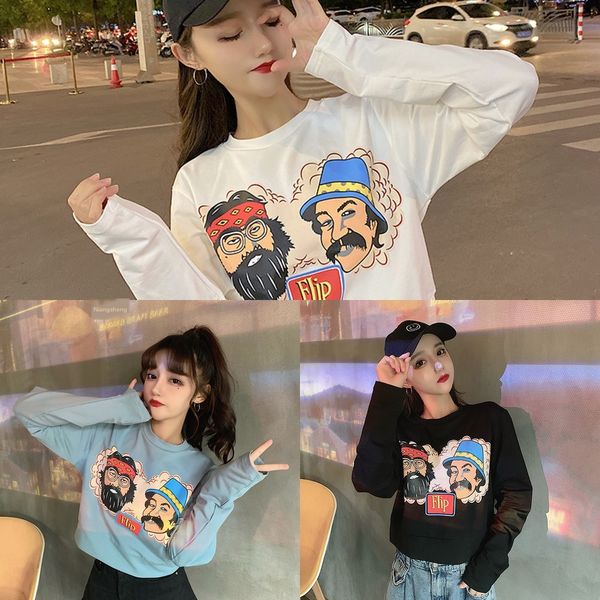 new autumn printed long sleeve women's cover new autumn printed sweater long sleeve women's sweater cover b6hma, Black
new autumn printed long sleeve women's cover new autumn printed sweater long sleeve women's sweater cover b6hma, Black