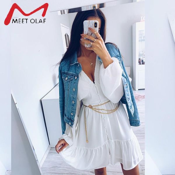 casual dresses plunge v neck women's summer autumn dress white lace long sleeve mini party ruffle elegant clothing 2021 cb6172/8, Black;gray
casual dresses plunge v neck women's summer autumn dress white lace long sleeve mini party ruffle elegant clothing 2021 cb6172/8, Black;gray