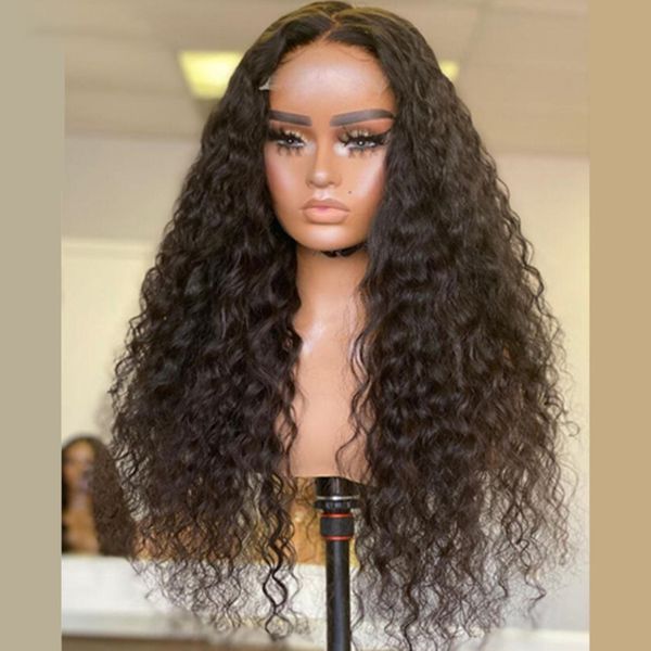 180 density water wave soft kinky curly lace front wig for fashion women black with babyhair preplucked glueless daily cosplay 26 inch long, Black;brown
180 density water wave soft kinky curly lace front wig for fashion women black with babyhair preplucked glueless daily cosplay 26 inch long, Black;brown
