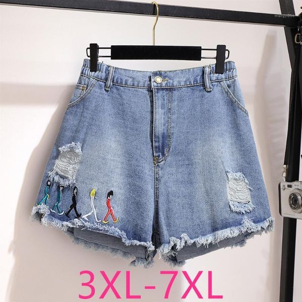 2020 summer plus size denim shorts for women large loose casual elastic waist hole wide leg retro shorts blue 4xl 5xl 6xl 7xl1, White;black
2020 summer plus size denim shorts for women large loose casual elastic waist hole wide leg retro shorts blue 4xl 5xl 6xl 7xl1, White;black