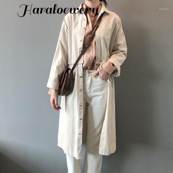 casual loose women trench coat spring 2019 full sleeve european long windbreaker solid harajuku ladies overcoat1, Tan;black
casual loose women trench coat spring 2019 full sleeve european long windbreaker solid harajuku ladies overcoat1, Tan;black