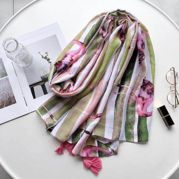 flamingo printed silk scarf cotton linen scarf tassel beach towel scarf sunscreen sunscreen and sunscreen shawl sqccxy new_dhbest, Blue;gray
flamingo printed silk scarf cotton linen scarf tassel beach towel scarf sunscreen sunscreen and sunscreen shawl sqccxy new_dhbest, Blue;gray