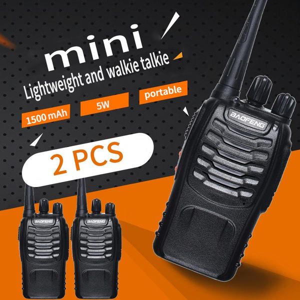 2 pcs baofeng walkie talkie walkie-talkies radio station two-way car radio portable for hunting communication
2 pcs baofeng walkie talkie walkie-talkies radio station two-way car radio portable for hunting communication