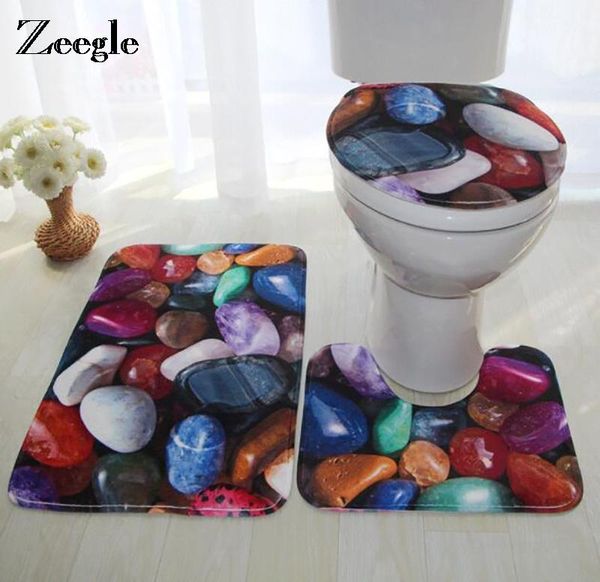 zeegle 3d stone flannel fleece sponge 3pcs/set toilet rug absorbent bathroom mat toilet rugs home decoration
zeegle 3d stone flannel fleece sponge 3pcs/set toilet rug absorbent bathroom mat toilet rugs home decoration