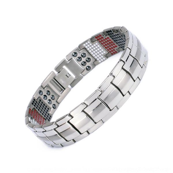 9jmgg stainless b1kms jewelry men's wide version creative steel bracelet multi grain titanium steel titanium germanium jewelry bracelet, Golden;silver
9jmgg stainless b1kms jewelry men's wide version creative steel bracelet multi grain titanium steel titanium germanium jewelry bracelet, Golden;silver