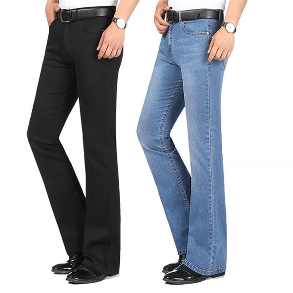 2020 summer new men's fashion thin jeans middle waist stretch slim micro bell trousers multi-color large size small bell pants, Blue
2020 summer new men's fashion thin jeans middle waist stretch slim micro bell trousers multi-color large size small bell pants, Blue