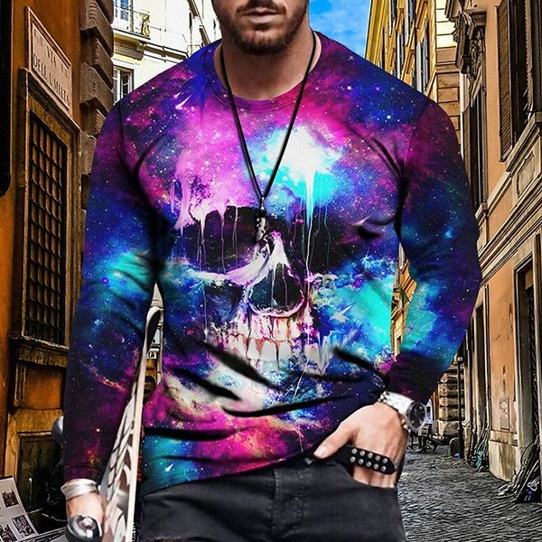 men's tee t shirt shirt 3d print graphic skull plus size crew neck casual daily print long sleeve basic designer slim fit big and tall, White;black
men's tee t shirt shirt 3d print graphic skull plus size crew neck casual daily print long sleeve basic designer slim fit big and tall, White;black