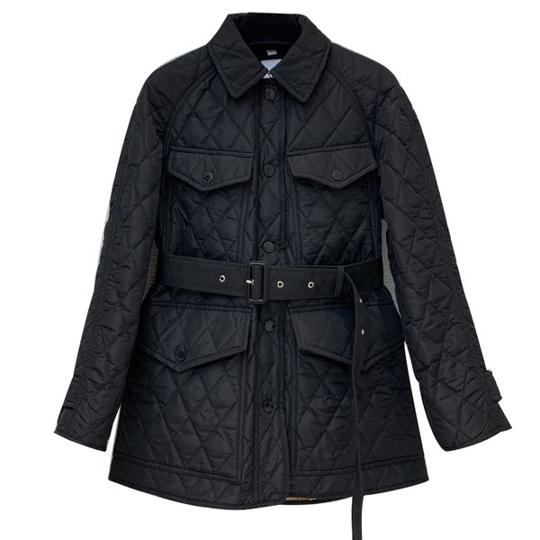 2020 women autumn jackets khaki and black color cotton padding 4 pockets coats with belt women casual wear, Black;brown
2020 women autumn jackets khaki and black color cotton padding 4 pockets coats with belt women casual wear, Black;brown