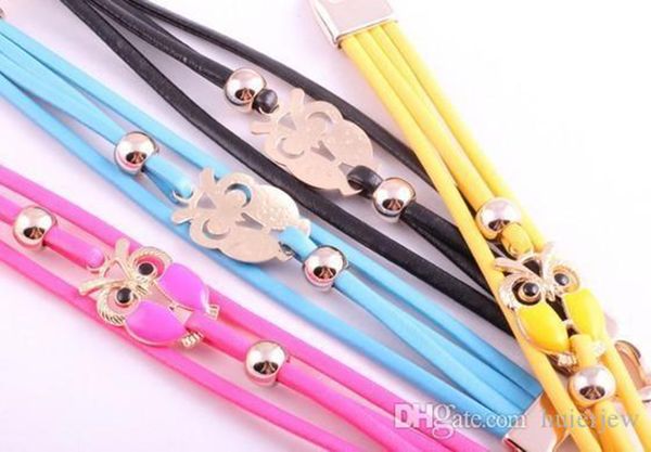 charms bracelet blanks fashion jewelry leather owl infinity bracelet, Golden;silver
charms bracelet blanks fashion jewelry leather owl infinity bracelet, Golden;silver