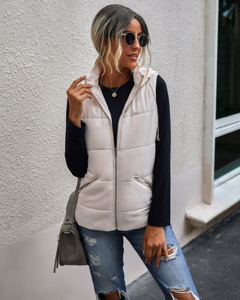 2020 new women fashion warm padded gilet sleeveless vest jacket coat pocket waistcoat winter, Black;white
2020 new women fashion warm padded gilet sleeveless vest jacket coat pocket waistcoat winter, Black;white