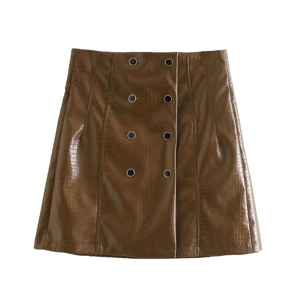 2021 new leather mini early autumn high waisted slim black short a-line double breasted skirt for women qngd
2021 new leather mini early autumn high waisted slim black short a-line double breasted skirt for women qngd