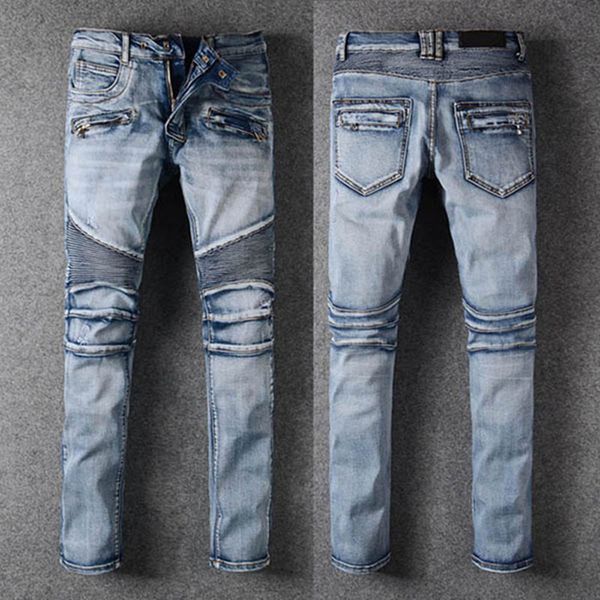 2021 mens jeans hip hop pants stylist jeans distressed ripped biker jean slim fit motorcycle hip hop brand men jeans, Blue
2021 mens jeans hip hop pants stylist jeans distressed ripped biker jean slim fit motorcycle hip hop brand men jeans, Blue