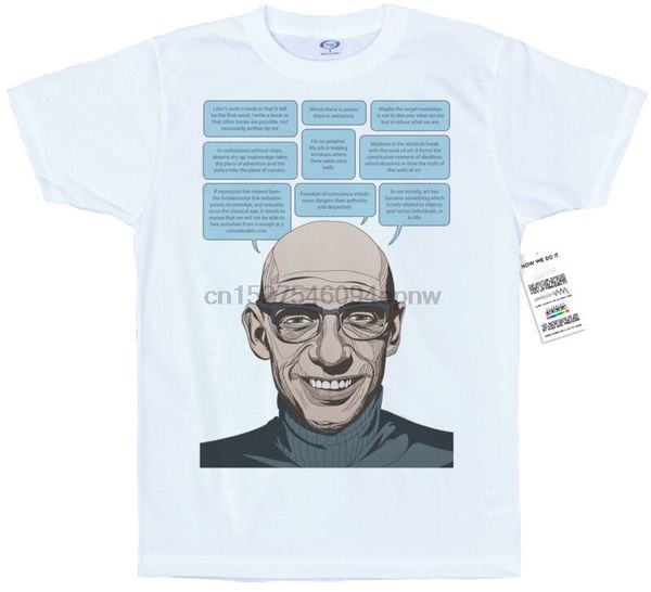 michel foucault t shirt artwork sport hooded sweatshirt hoodie