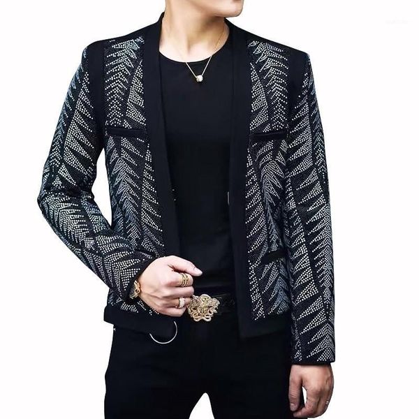 drilling man's male evening show blingbling flash small suit radio station singer host pgraphy shop loose coat1, White;black
drilling man's male evening show blingbling flash small suit radio station singer host pgraphy shop loose coat1, White;black